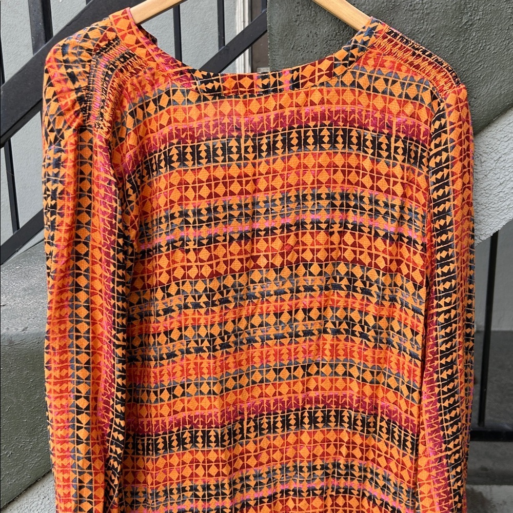 Anthropologie Saturday Sunday Tunic Mini Dress Cottagecore Boho Bohemian Sz Sm - Picture 10 of 10